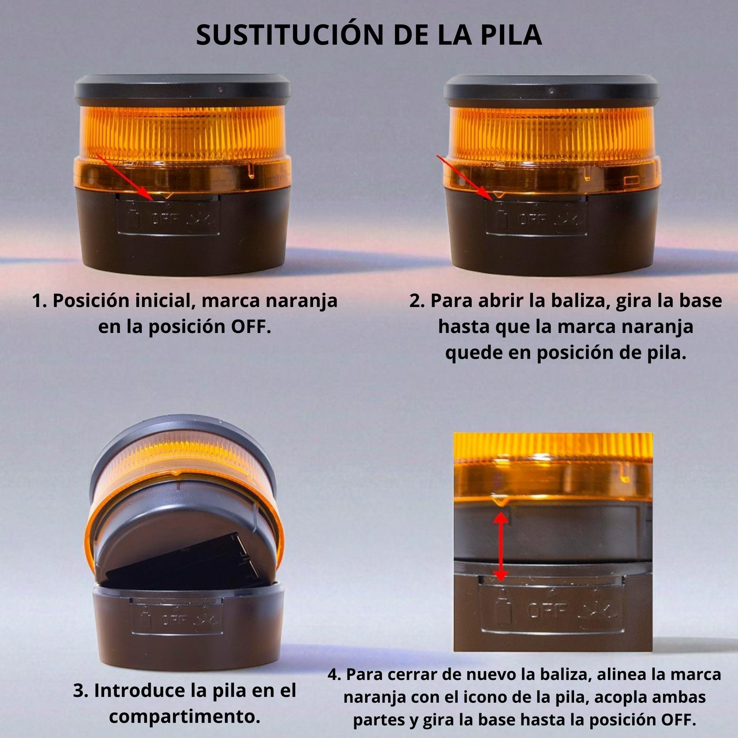 Luz De Emergencia V16 Para Coche Con Fijación Magnética