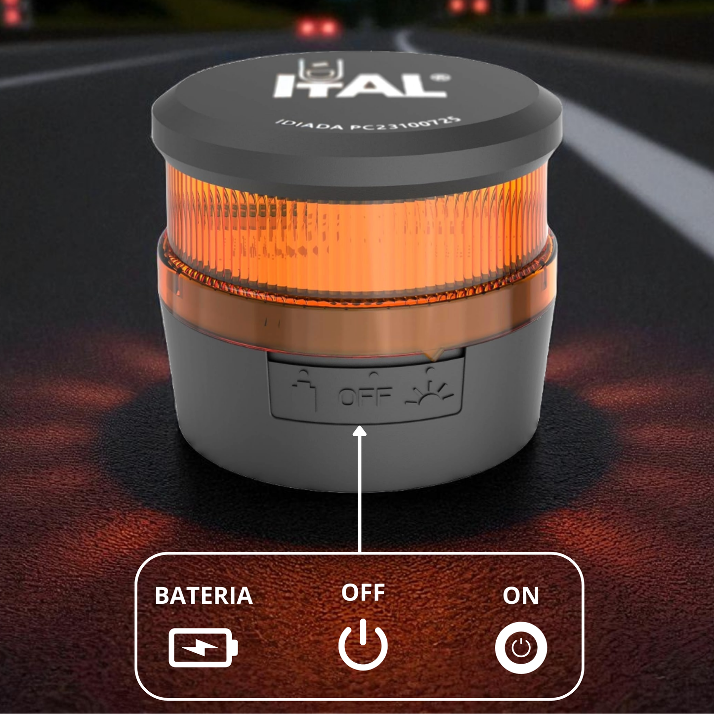 Luz De Emergencia V16 Para Coche Con Fijación Magnética